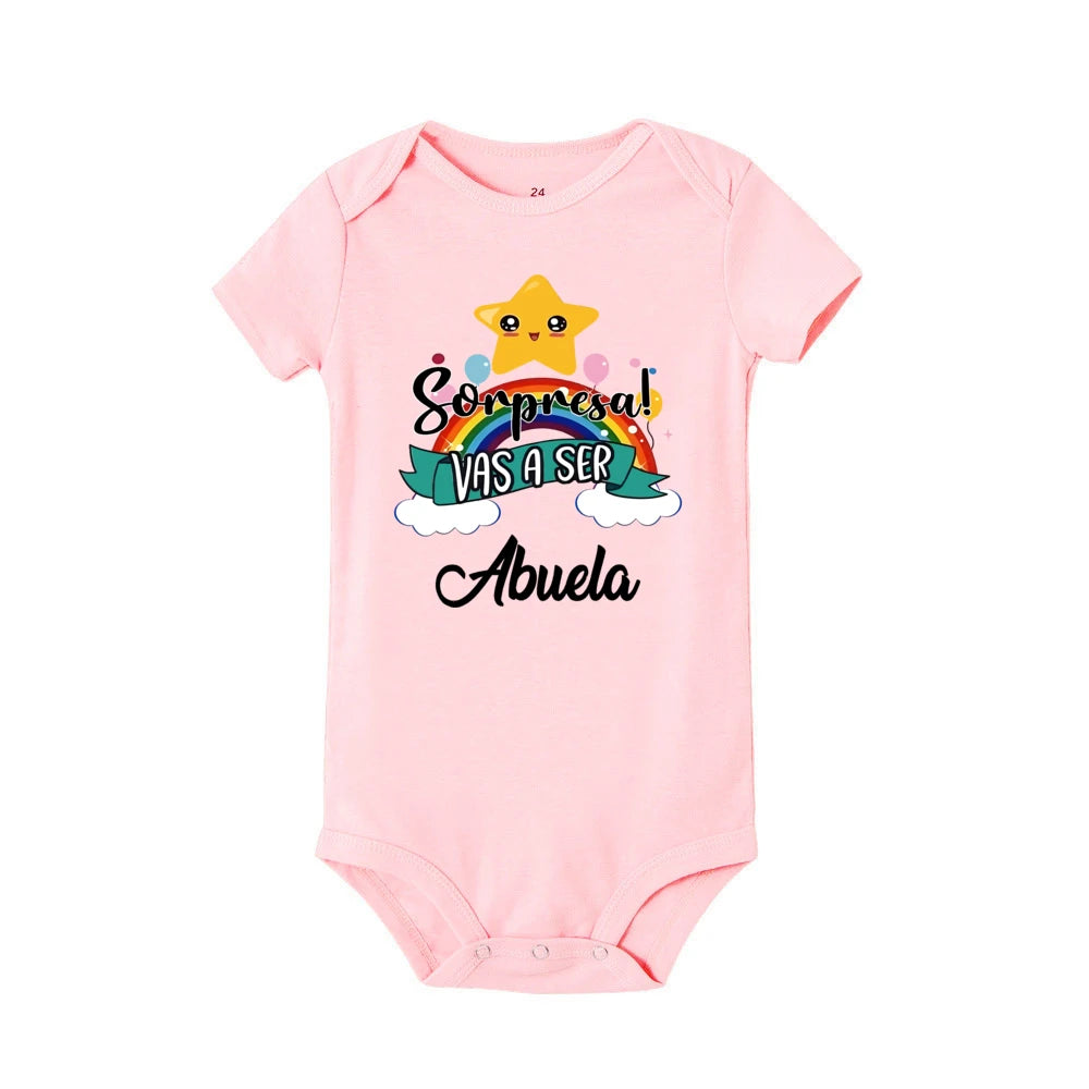 Grandma/Grandpa Baby Reveal Romper