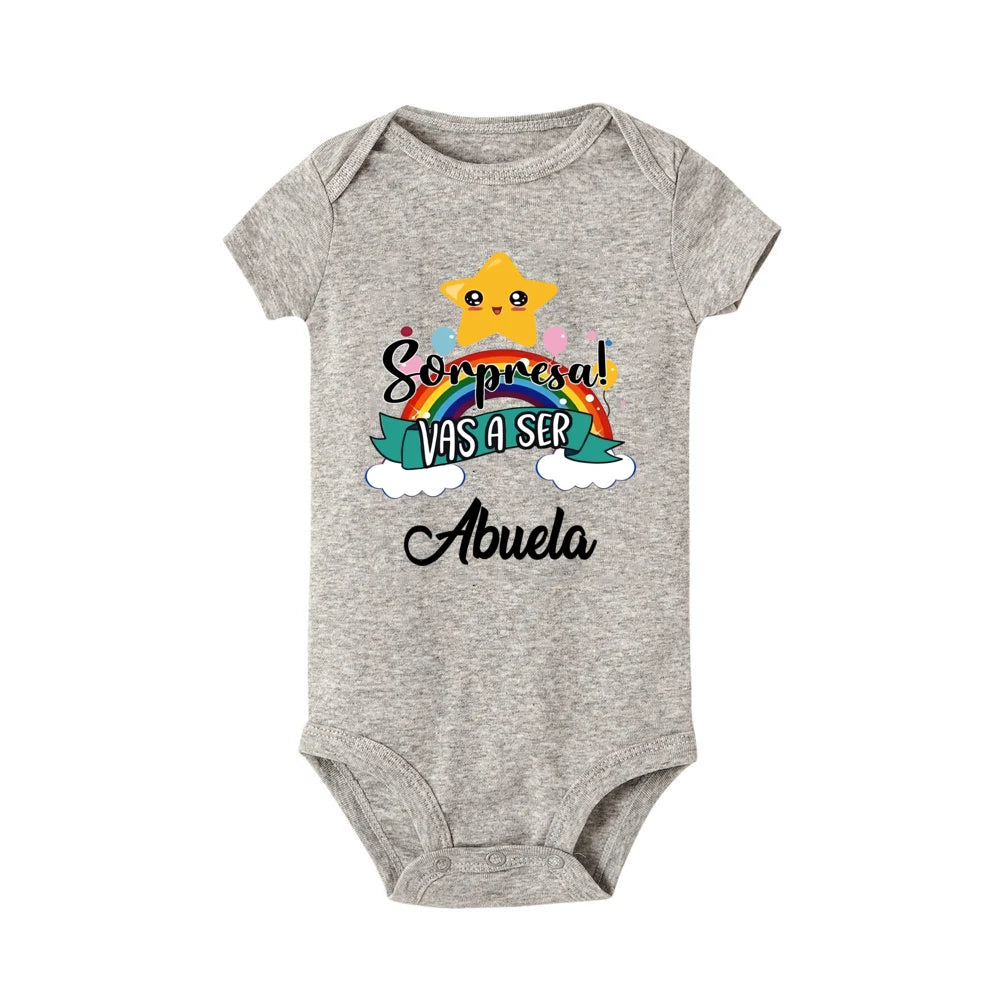Grandma/Grandpa Baby Reveal Romper