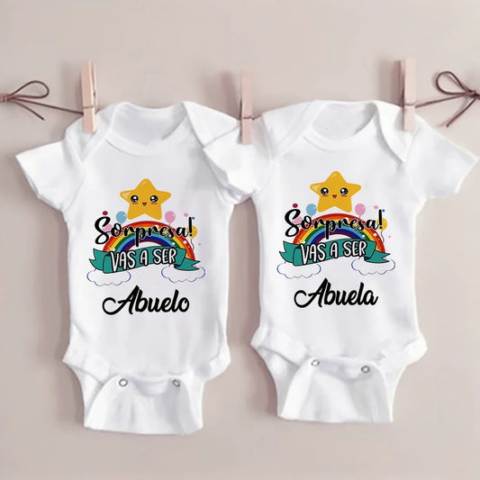 Grandma/Grandpa Baby Reveal Romper