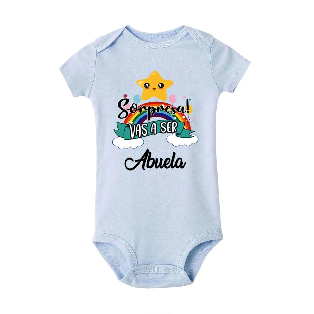 Grandma/Grandpa Baby Reveal Romper