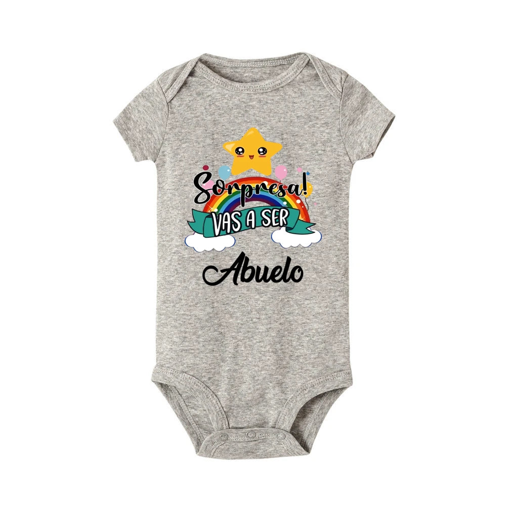Grandma/Grandpa Baby Reveal Romper