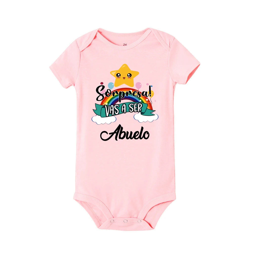 Grandma/Grandpa Baby Reveal Romper