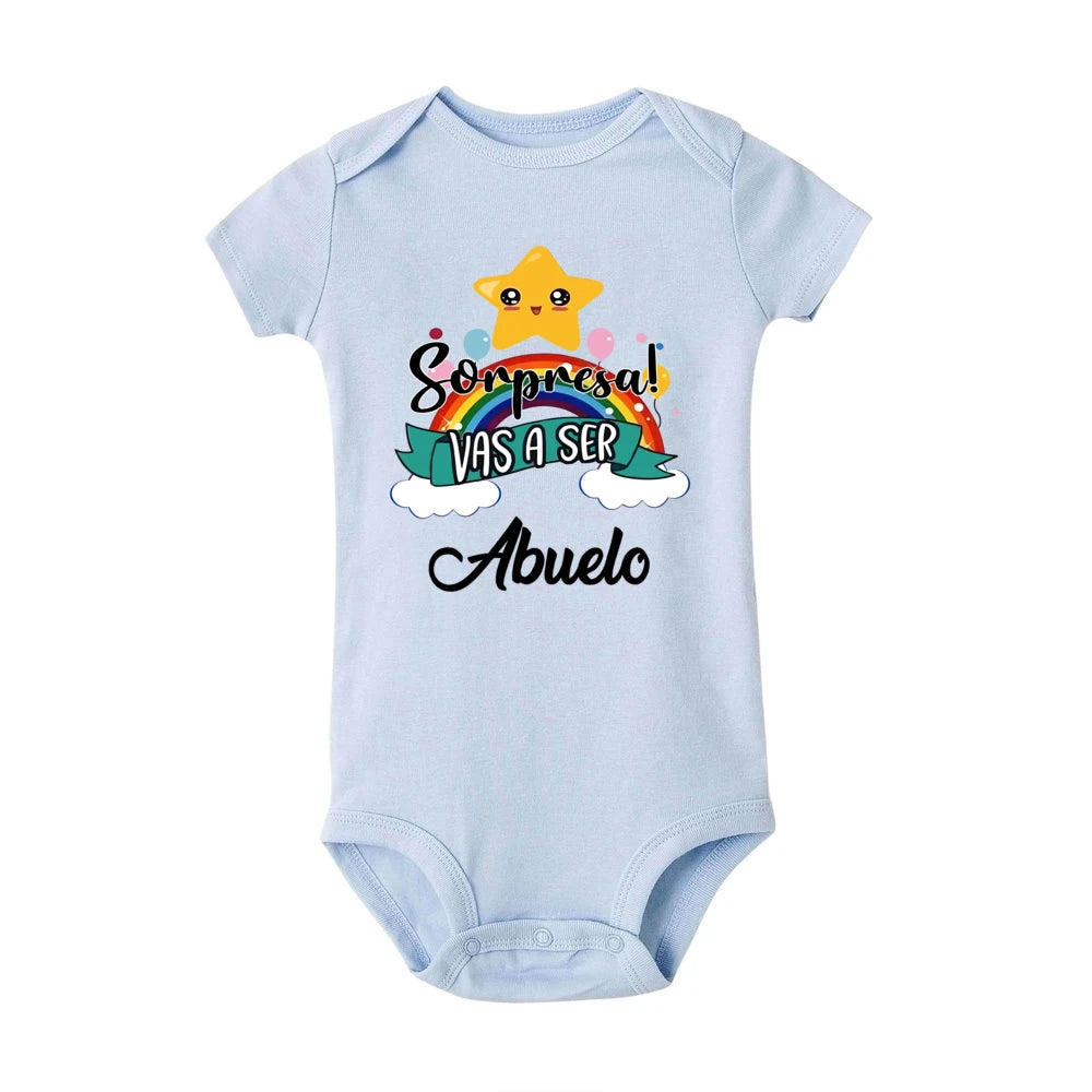 Grandma/Grandpa Baby Reveal Romper