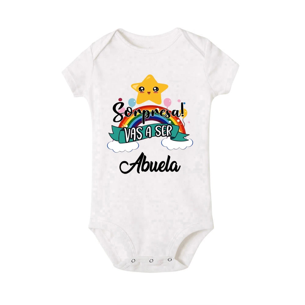 Grandma/Grandpa Baby Reveal Romper